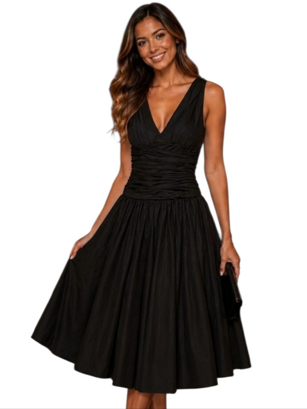 Max & Cleo Black Fit & Flare Cocktail Dress – Size 4 – NWT